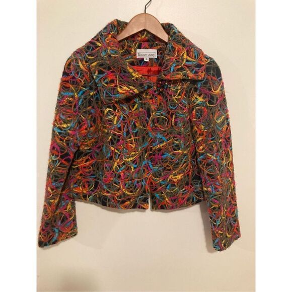 ‎Elliott Lauren Vintage fun print Woven jacket - Picture 1 of 6